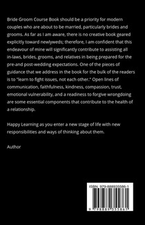 Bride Groom Course Book achterzijde