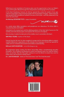 Hardback AUGUST 2025 Edition TEXT ONLY Mirror Bible Including ACTS 1-24 [Without Commentary & Study notes] achterzijde