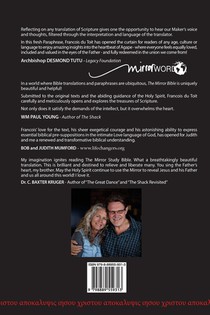 Hardback 11th Edition MIRROR STUDY BIBLE VOL 1 - Updated March 2024 LUKE's Gospel & Acts 1-14 achterzijde