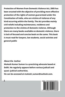 PROTECTION OF WOMEN FROM DOMESTIC VIOLENCE ACT, 2005 achterzijde