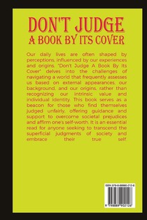 Don't Judge A Book By It's Cover achterzijde