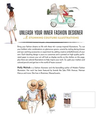 Modern Fashion Illustration: The Coloring Book achterzijde