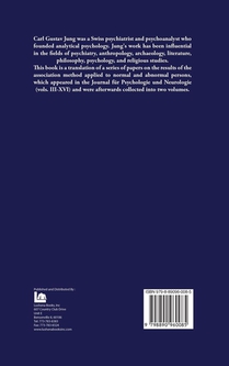 Studies in Word-Association Experiments in the Diagnosis of Psychopathological Conditions achterzijde