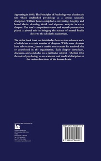The Principles of Psychology Volume 2 of 2 achterzijde