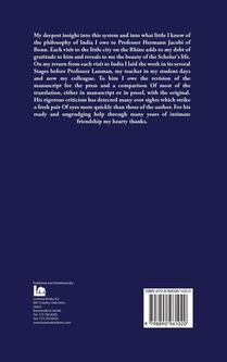 The Yoga-System of Patañjali achterzijde