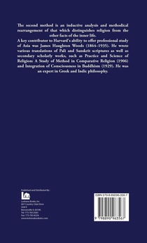 James Haughton Woods: Value of Religious Facts A Study of So achterzijde