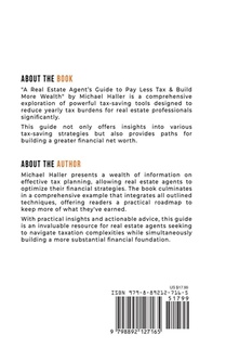 A Real Estate Agent's Guide to Pay Less Tax & Build More Wealth achterzijde