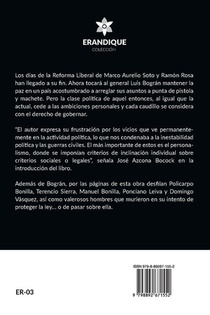 Política y Revoluciones de Honduras (1890-1892) Originalmente achterzijde