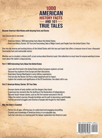 1000 American History Facts and 101 True Tales achterzijde
