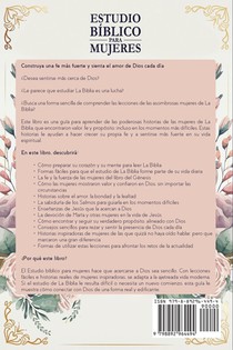 Estudio bíblico para mujeres achterzijde