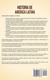 Historia de América Latina achterzijde