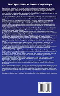 HowExpert Guide to Forensic Psychology achterzijde