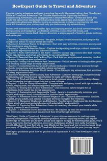 HowExpert Guide to Travel and Adventure achterzijde