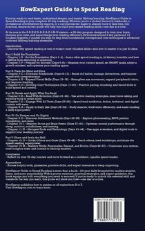 HowExpert Guide to Speed Reading achterzijde