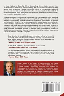 Case Studies in Disability Driven Innovation achterzijde