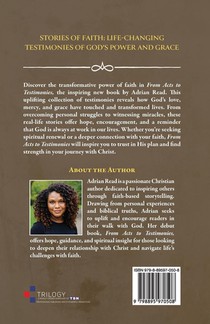 From Acts to Testimonies achterzijde