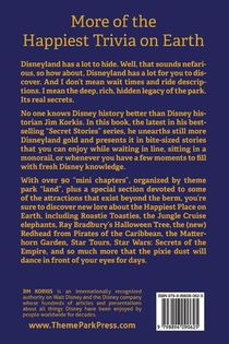 More Secret Stories of Disneyland achterzijde