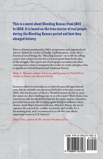 Blood & Honor, a novel about Bleeding Kansas achterzijde