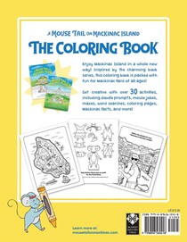 A Mouse Tail on Mackinac Island - The Coloring Book achterzijde