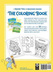 A Mouse Tail on Mackinac Island - The Coloring Book achterzijde
