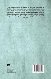 The Seven Sayings of the Saviour on the Cross achterzijde