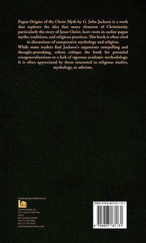 Pagan Origins of the Christ Myth achterzijde