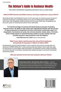 The Advisor's Guide to Business Wealth achterzijde