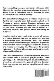 52 Week Prayer & Devotional achterzijde