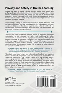 Privacy and Safety in Online Learning achterzijde