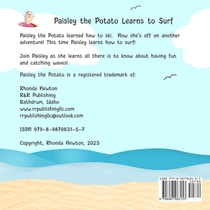 Paisley the Potato Learns to Surf achterzijde