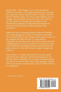 Alcohol Wars - The Struggle to Love, Heal, and Survive Addiction achterzijde