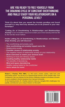 Letting Go of Overthinking in Relationships and Relationships Anxiety Workbook achterzijde