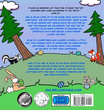 Owl B. Blue on Easter Day achterzijde