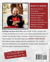Invent Your Recipe Italian Cookbook achterzijde