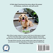 Olive the Rescue Dachshund achterzijde