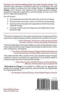 Determined to Change achterzijde