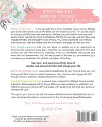 Melissa If One Life ... Devotional Journal - Craving Intimacy with God achterzijde