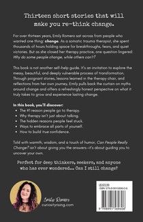 Can People Really Change? achterzijde