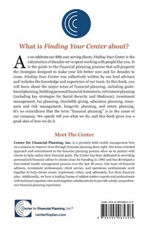 Finding Your Center achterzijde