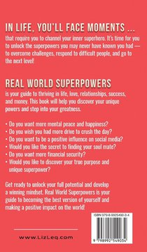 Real World Superpowers achterzijde