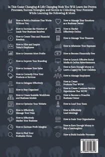 The Elephant In The Room | How to Build a Successful Business achterzijde