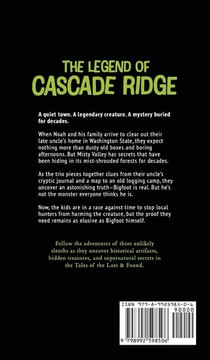 The Legend of Cascade Ridge achterzijde