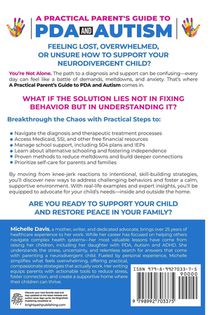 A Practical Parent's Guide to PDA and Autism achterzijde