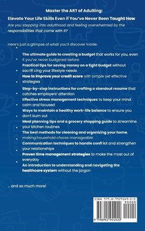 The ART of ADULTING - Like Skills for Young Adults achterzijde