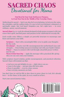 Sacred Chaos -- Devotional for Moms achterzijde
