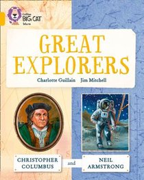 Famous Explorers: Christopher Columbus and Neil Armstrong voorzijde