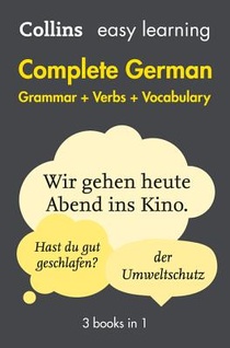 Easy Learning German Complete Grammar, Verbs and Vocabulary (3 books in 1) voorzijde