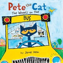 Pete the Cat: The Wheels on the Bus Board Book voorzijde