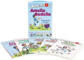 Amelia Bedelia 5-Book I Can Read Box Set #1: Amelia Bedelia Hit the Books voorzijde