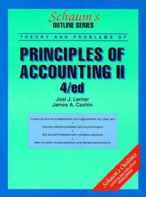 Schaum's Outline of Principles of Accounting II